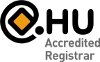 We are accredited .hu domain registar